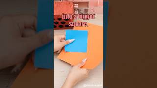Thumbnail for Transform two squares into a larger square.#shorts | Stationery Pal