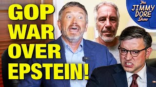 Thumbnail for Thomas Massie GOES TO WAR w/ GOP Over Epstein Files Release! | The Jimmy Dore Show