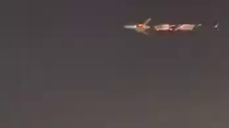 Thumbnail for Another Boeing incident - plane catches fire mid air