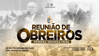 Thumbnail for REUNIÃO GERAL DE OBREIROS  | 03/02/2025  |  TV AD BELÉM | TV ADBELÉM