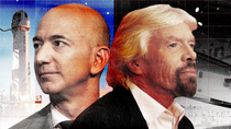 Thumbnail for Bezos, Branson, and the Billionaire-Funded Race To Make Space a Bargain