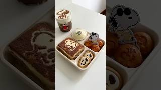 Thumbnail for Make snoopy dessert box #asmr #food #snoopy #dessert #satisfying #lifestyle #coffee | The Princess Daily Life