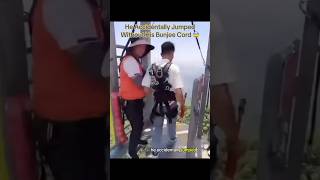 Thumbnail for He Accidentally Jumped Without A Bunjee Cord 😰 #interesting | IdkSterling