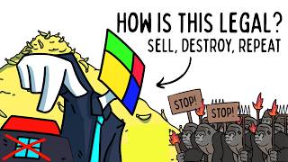 Thumbnail for The Microsoft Monopoly Explained with Bananas | MonkeyExplains
