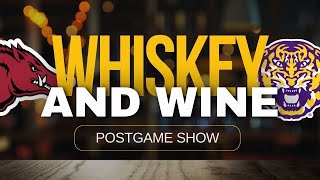 Thumbnail for WHIISKEY AND WINE POSTGAME SHOW: LSU Tigers 34, Arkansas Razorbacks 10 | 104.5 ESPN
