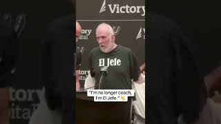 Thumbnail for Gregg Popovich on his new role as Spurs President of Basketball Operations (via @spurs/TT) | NBA on ESPN