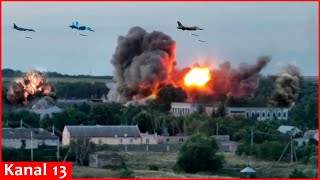 Thumbnail for Ukraine's F-16, Su-27, MiG-29, Mirage 2000 jets begin destroying Russian targets as a team | Kanal13