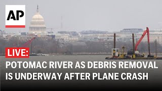 Thumbnail for LIVE: View of Potomac River as debris removal is underway after plane crash near D.C. | Associated Press