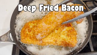 Thumbnail for Breaded and Deep Fried Bacon Slab | Ordinary Sausage