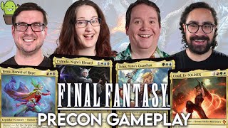 Thumbnail for FIRST LOOK FINAL FANTASY COMMANDER | Terra VS Cloud VS Tidus VS Y'shtola | The Spike Feeders