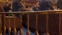 Thumbnail for American congressmen celebrating the approval of $61 billion aid package to Ukraine