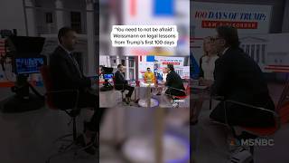 Thumbnail for 'You need to not be afraid': Weissmann on legal lessons from Trump’s first 100 days | MSNBC