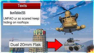 Thumbnail for Trolling Jet Griefers With The Most POWERFUL Weapon in GTA Online | Putther