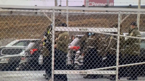 Thumbnail for NEW: Police are running drills as they prepare to crack down on truckers. This is right outside of Ottawa.
