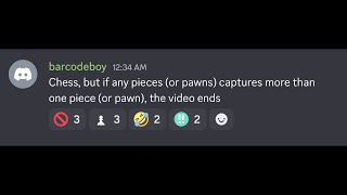Thumbnail for Chess, But Only Capture Once | Chess Simp