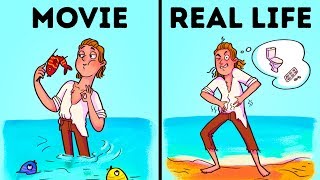 Thumbnail for 14 Survival Movie Myths Debunked | BRIGHT SIDE