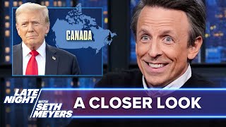 Thumbnail for Carney Tells Trump Canada "Not for Sale," Trump Offends Catholics with AI Pope Image: A Closer Look | Late Night with Seth Meyers