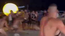 Thumbnail for Brit gives two jews the knockouts they were promised 3,000 years ago. 