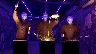 Thumbnail for Blue Man Group EPIC Paint Drumming Music Video 🥁 🎨 | Blue Man Group