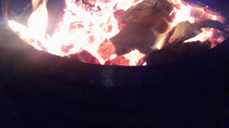 Thumbnail for Got a fire lit in the backyard tonight.