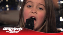 Thumbnail for 6-Year-Old Aaralyn Screams Her Original Song, "Zombie Skin" - America's Got Talent | America's Got Talent