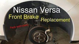 Thumbnail for Nissan Versa Front brake Job (Fast and Simple) | Aaron Hines