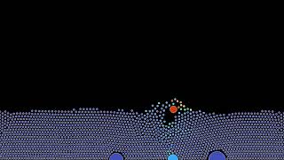 Thumbnail for Deep impact: Throwing large discs into a  Lennard-Jones crystal