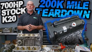 Thumbnail for 700WHP AWD Turbo Honda K20 STOCK 200,000 Mile Engine Teardown - Ep.16 | That Racing Channel