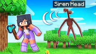 Thumbnail for 3 NIGHTS With SIREN HEAD In Minecraft! | Aphmau