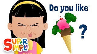 Thumbnail for Do You Like Broccoli Ice Cream? | Food Song for Kids! | Super Simple Songs