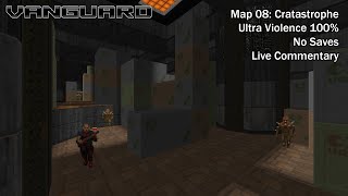 Thumbnail for (Doom II) Vanguard - Map08: Cratastrophe (UV-Max) | brendondle