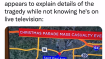 Thumbnail for Reporter Tries To Frighten Witness of Waukesha Massacre Into Changing Description of Suspect To Something Other Than "Black Male With Dreadlocks"
