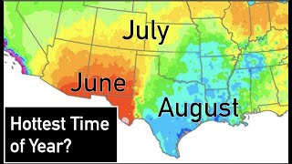 Thumbnail for Why the Hottest Time of Year Varies Widely Across the USA | Casual Earth