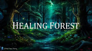 Thumbnail for HEALING FOREST AMBIENCE | 528Hz + 741Hz + 396Hz - Miracle Tone Healing | Energy Cleansing Meditation