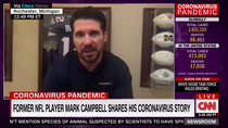 Thumbnail for Former NFL Player Mark Campbell Who Contracted Coronavirus, Gives Credit to Hydroxychloroquine Sulphate for Saving His Life  Meanwhile Liberal Media "Doctors" Scream . .  NO! . . Wait for the Vaccine!!!