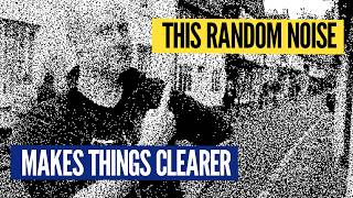 Thumbnail for The magic of adding random noise to black and white images. | Stand-up Maths