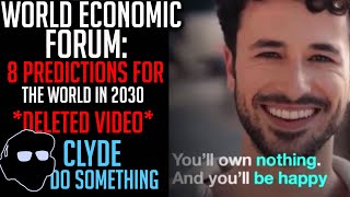 Thumbnail for World Economic Forum's "8 Predictions for the World in 2030" - Now Deleted Video