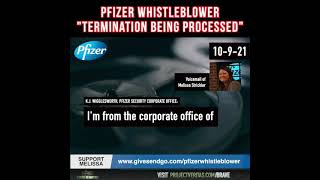 Thumbnail for BREAKING: Pfizer ‘Fetal Cell’ Whistleblower Melissa Strickler has been TERMINATED | Project Veritas