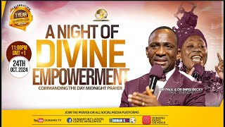 Thumbnail for MID NIGHT PRAYER COMMANDING THE DAY-A NIGHT OF DIVINE EMPOWERMENT. 24-10-2024