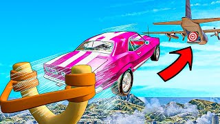 Thumbnail for When you slingshot cars at 1,000,000 mph | GrayStillPlays