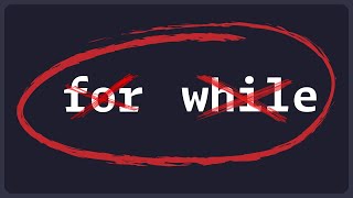 Thumbnail for Never write another loop again (maybe) | Dreams of Code