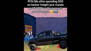 Thumbnail for POV Me after spending $30 on harbor freight jack stands and $6000 on the garage's sound system | FunnyMemeSpot Backup