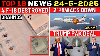 Thumbnail for Indian Defence Updates : PAK 4 F-16 Destroyed,2nd AWACS Shot Down,Trump PAK Deal,AMCA Andhra Pradesh | Indian Defence Updates