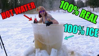 Thumbnail for WORLD'S FIRST ICE HOT TUB! ON FROZEN LAKE! | Beyond the press