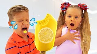 Thumbnail for Diana and Roma Pretend Play Selling Ice Cream | ✿ Kids Diana Show