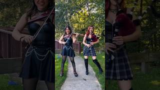 Thumbnail for Thought the Fire and Flames #bagpipes #electricviolin #throughthefireandflames | Ally The Piper