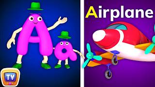 Thumbnail for Phonics Song 2 with TWO Words in 3D - A For Airplane - ABC Alphabet Songs with Sounds for Children | ChuChu TV Nursery Rhymes & Kids Songs