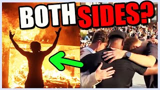 Thumbnail for THEY'RE LYING TO YOU - Mainstream Left Say BOTH SIDES are to Blame - We're NOT the Same! | Clyde Do Something