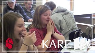 Thumbnail for 'The Rock' surprises Minnesota student who asked him to prom | KARE 11