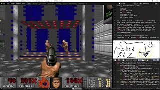 Thumbnail for playing doom in blender NO GAME ENGINE!! | Sando